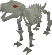 Skeletal hellhound