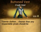 F Buttoned Vest