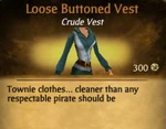 F Loose Buttoned Vest
