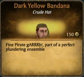Dark Yellow Bandana