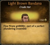 Light Brown Bandana