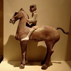 CMOC Treasures of Ancient China exhibit - painted figure of a cavalryman