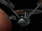 Galileo fliegt zum Hangar