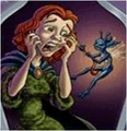 Dymphna and a pixie.jpg