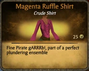 Magenta Ruffle Shirt
