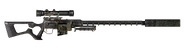 FNV sniper rifle Carbon Fiber Parts Suppressor