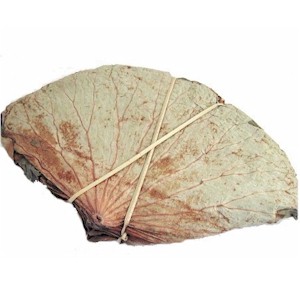 Dried lotus leaf