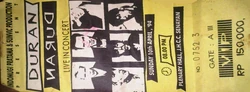 Ticket duran duran 10 april 1994 plenary hall senayan rare