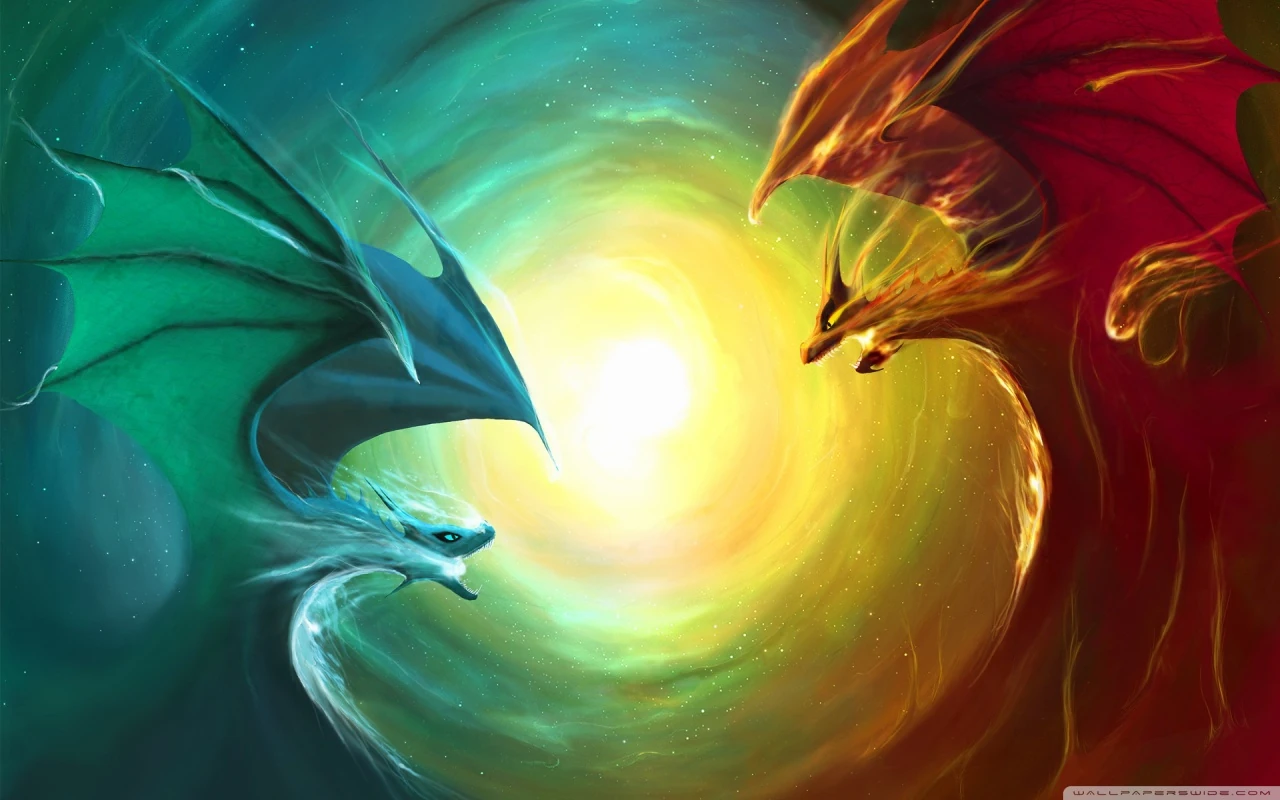 Image Fire dragon vs water dragon1280x800.jpg Dragons