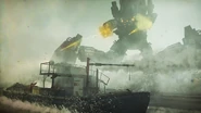 Goliath attacking