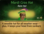 F Mardi Gras Hat