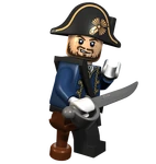 LEGO Barbossa privateer