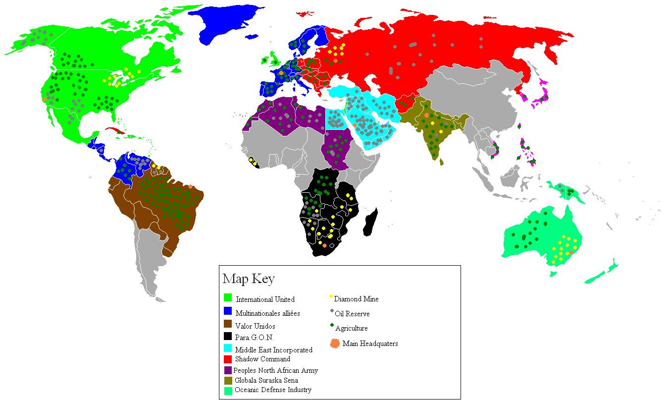 map outlines world history