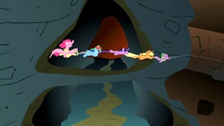 Main Crew reaching the end of the tunnel S1E19