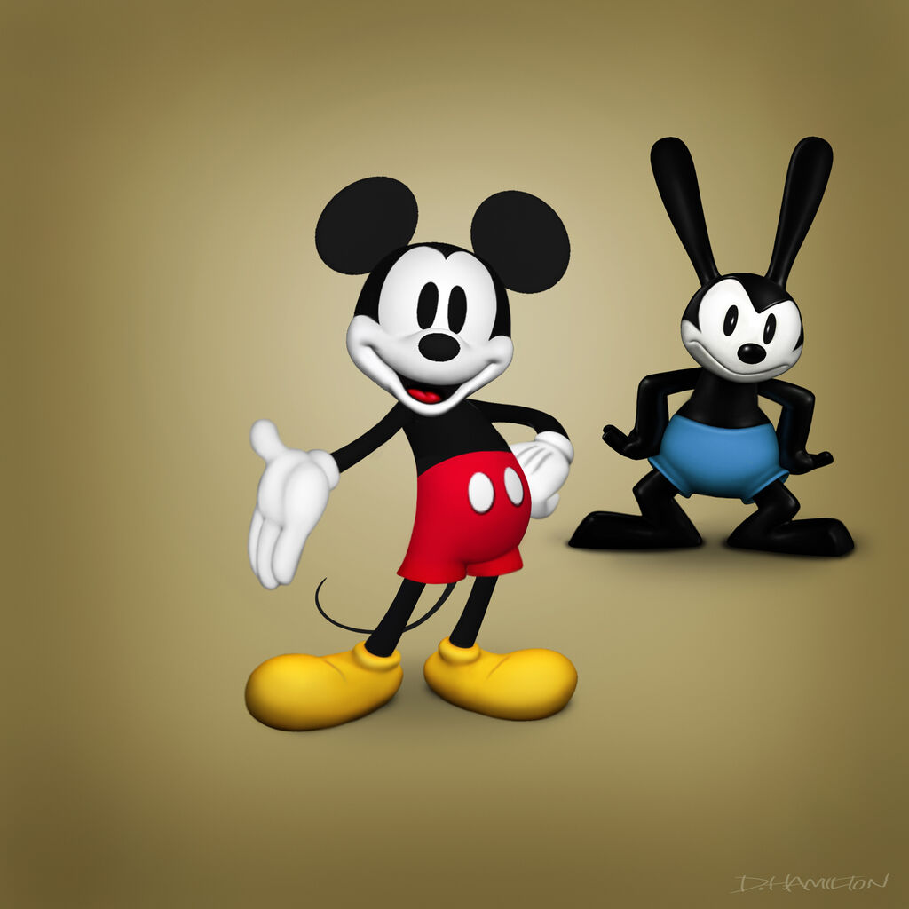 Mickey And Oswald