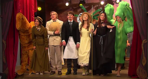 The gang in the play