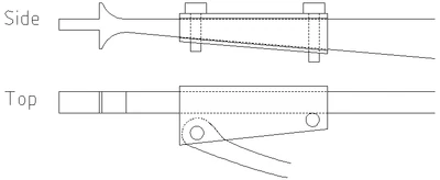 Operating principle of this type of bastard string fastener