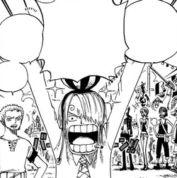 Sanji erfüllt Nami den Wunsch den Ballhut zu tragen