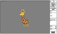 Modelsheet giraffe