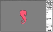 Modelsheet seahorse