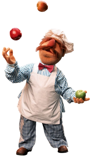 Swed chef juggling