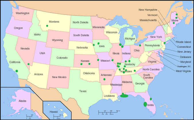 states and capitals map. states and capitals. map