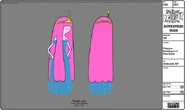 Modelsheet princessbubblegum innewdress