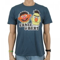 Logoshirt-Ernie&Bert-T-Shirt-blue