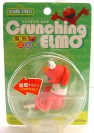 Crunching elmo