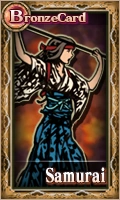 Female Samurai Card