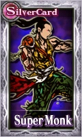 Male Super Monk Card