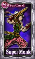 Female Super Monk Card