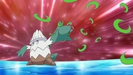 EP596 Snover usando hoja afilada