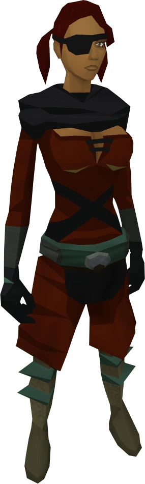 Eye patch equipped