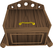 Mahogany toy box built