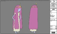 Modelsheet princessbubblegum innightgown