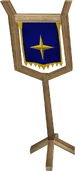 Saradomin symbol built