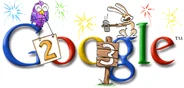Google New Year's Day 2003