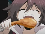 Alice eating