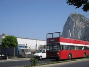 Open-top bus in Gibraltar 2005