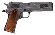 .45 Auto pistol with the HD slide modification