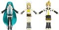MMDmodel Miku RinLen Animasa
