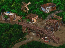 Mideel town