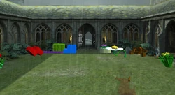 West Tower courtyard