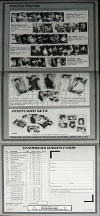 Duran duran official flyer 1985