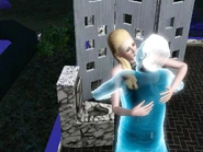 Vampire-ghost kiss