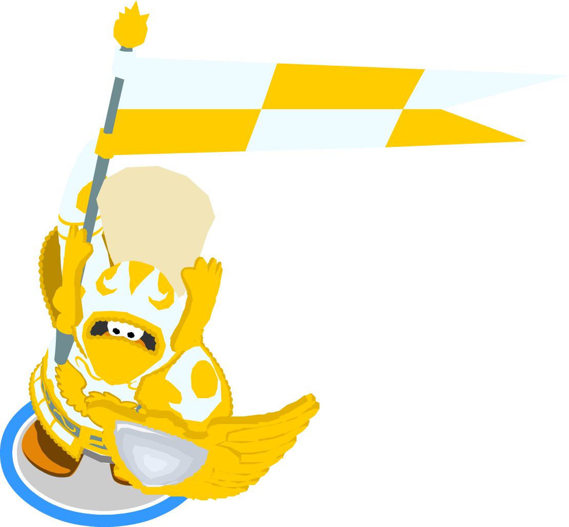 Golden armour warrior action