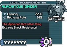 Alacritous Omega happypal