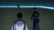 Unohana confronts Inaba