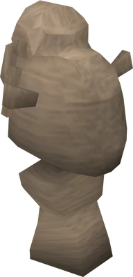 Mysterious statue